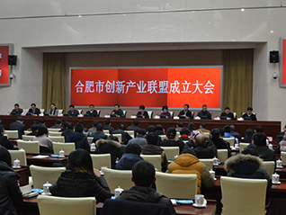 合肥市召開創(chuàng)新產(chǎn)業(yè)聯(lián)盟成立大會 劉萬青當選聯(lián)盟常務(wù)副會長、聯(lián)盟秘書長